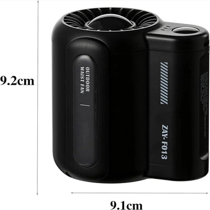 BreezeBelt™ – Wearable Under-Shirt Clip Fan | Portable, Hands-Free Cooling with 3-Speed Airflow